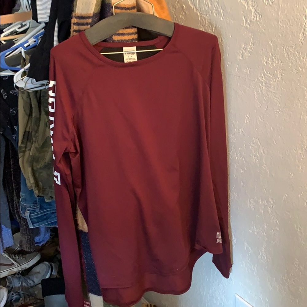 Long sleeve wind athletic shirt